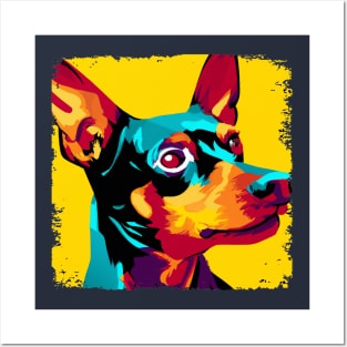 Miniature Pinscher Pop Art - Dog Lover Gifts Posters and Art